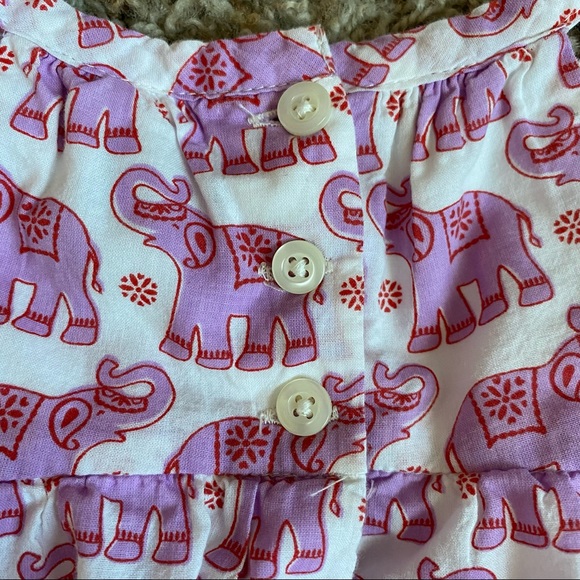 Baby Gap Bodysuit Dress Elephant Dress with Diaper Snaps - Picture 9 of 11